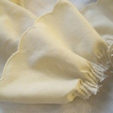 G2409260007 주름레이스 광목레이스 네츄럴베이지, 1개