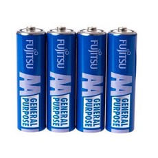 【現貨】富士通 3號4號碳鋅電池4入/20入原廠公司貨 電池 碳鋅電池 三號電池 四號電池, 1個, 4