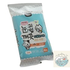 밀짚모자 상단 에티펫 눈 귀 입 물티슈 40매 고양이눈물티슈 애견용물티슈 강아지눈물물티슈