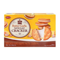 본아미 버터갈릭 누가 크래커 1000g (20g x 50입), 50개, 20g