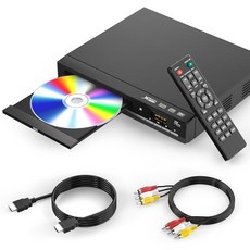 DVD Players for TV with HDMI Plays All Regions and Formats CD Player for Home Support 1080P Video/, HDMI를 지원하는 TV용 DVD 플레이어, 모든 지역