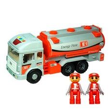 멜로디 유조차 주유놀이 자동차 장난감 남자아이 움직이는 역할놀이 아이, 1개