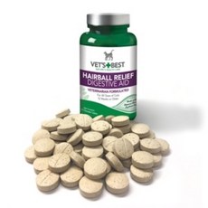 Vet’s Best 貓用 草本化毛錠, 1個, 草本化毛錠(60錠)