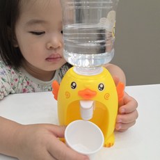 미니정수기 어린이정수기장난감 오리정수기 어린이집선물, 1개, 오리
