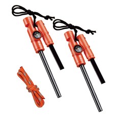 오파 AOFAR 1+1 부싯돌 파이어스틱 호루라기, AF-381 1+1, 1개