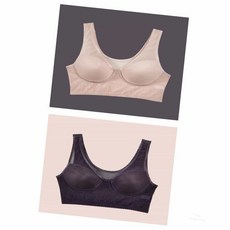 온지니엘 플라워 레이스 런닝형 B컵 브라 운동브라