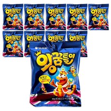 오리온 왕꿈틀이 98gX9봉 젤리/지렁이젤리/제리/간식, 98g, 9개