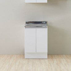헤이어집 샤인 스테인레스 원룸 사무실 탕비실 싱크대 조리대, (화이트)600조리대