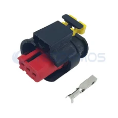 3핀 자동차 방수 커넥터 점화 코일 플러그 캠샤프트 위치 센서 와이어 하네스 1-284425-3, 01 1SET With Pin