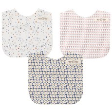 ggoom duboo 方形棉質圍兜, A款, 3入