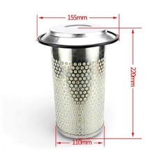 필터 유류탱크 기름 투명필터 종이섬유 여과기