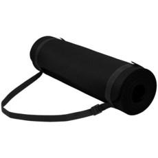 Balance From 고 요가 다목적 휴대용 스트랩 안티 티어 매트 퍼플 One Size BFGY AP6PP 214537