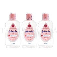존슨즈베이비 오일, 125ml, 3개