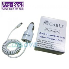 小白的生活工場*PRO-BEST CAR-007 車用USB充電器*2(1PORT 快充) lightning 1.2M