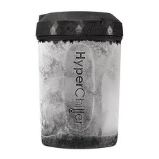 HyperChiller 롱 래스팅 음료 쿨러 알코올 주스 커피용 (Hc2) 370ml 305207, 블랙