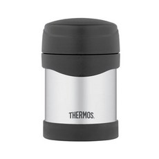 써모스 배큐엄 인슐레이티드 푸드자, Black + Silver, 295.7ml, 1개