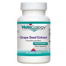 NutriCology 葡萄籽萃取物素食膠囊, 1個, 90 件