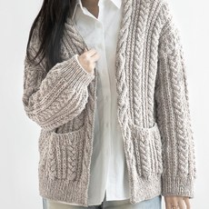[DIY패키지] 린다 메리노 칼리 가디건 / Irene lin, 가디건 5사이즈(10콘), 706 핑크