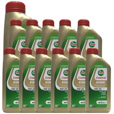캐스트롤 엣지 하이스펙 C5 0W20 1L x 12개 1박스 12L 가솔린 디젤 하이브리드 100% 합성 엔진오일 C5/C6 MB 229.71 덱소스1 젠3 STJLR.03.