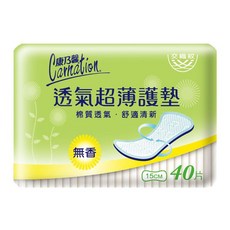 康乃馨 透氣超薄護墊 微香/無香/加長型 三款可選, 1個, 40片/包 無香款