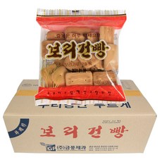 웰링스 금풍제과 보리 건빵 30gx100봉 대용량 업소용 안주 군대 과자 간식 추억 비상식량 간편 스낵, 100개, 30g