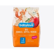 베이비러브 DM 유기농 스펠트 사과 비스켓 125g (만1세 이상), 1개, 만1세 이상