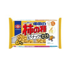 카메다 제과 카키노타네 땅콩 6봉입, 1개, 135g