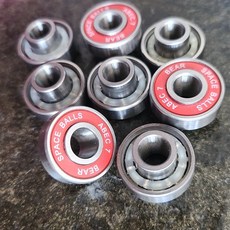 Bear 進口軸承 一體軸承 陸地衝浪板軸滑板軸承 全新未使用 8顆一組, 如圖所示, 1個