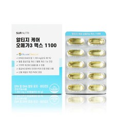 아워뉴트리 알티지 케어 오메가3 맥스 1100 82.92g, 60정, 1개