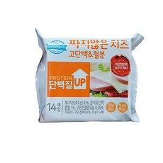 동원 덴마크 짜지 않은 치즈 고단백 & 철분, 18g, 14개