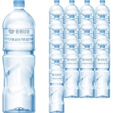 동원샘물 무라벨, 2L, 18개