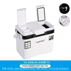 낚시용 아이스박스 캐리어 다용도 쿨백 낚시쿨러 갈치, 1개, 1L, 13L 스카이라이트 손잡이+산소포함