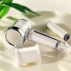 퓨어프로젝트 필수 해외여행용 샤워기헤드 + 휴대용 파우치 세트, 샤워기1개+바디필터3개+헤드필터1개+파우치1개, 1개