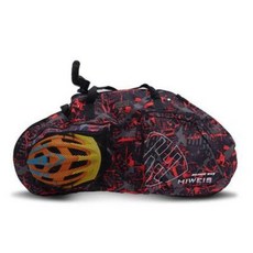 XPUSH兒童平衡車裝車包12寸通用滑步車背包裝車袋puky兒童平衡車收納袋腳踏車手提包, 黑紅款 平衡車手提包, 1個