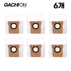 호환제품 JONR 존알 P20 PRO 진공 로봇 청소기 소모품 먼지봉투, 6개, 컨텐츠 참조