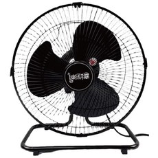 【樂活不露】12吋靜音工業扇 360度全向擺頭桌扇 電扇 露營, 黑色, IF-1203