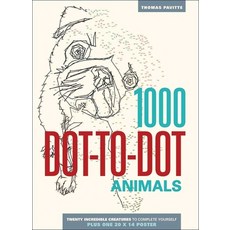 (英文圖書)1000 Dot-To-Dot: Animals 平裝版, Thunder Bay Press, 英文