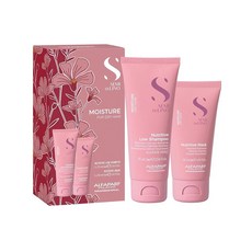 Alfaparf Milano Semi di Lino Moisture 여행용 사이즈 샴푸 및 헤어 마스크 세트 건조한 모발용 - 황산염 프리 수분 공급 보습 영양 203962, Alfaparf Milano Semi di Lino M, 1