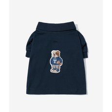 YALE 엠브로이더리 댄 퀵 드라이 피케 도기 카라셔츠 네이비 291704