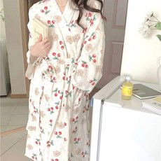 여성 잠옷 목욕 가운 호텔 골프 샤워가운 로브 원피스잠옷 롱 까운