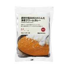 무인 양품 소재의 맛이 녹인 새우 크림 카레 160g[1인분]×3봉투 TCZ79A4A