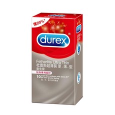 杜蕾斯 Fetherlite Ultra Thin 超薄裝衛生套, 1個, 1盒