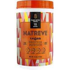 NATREVE 素食蛋白粉花生醬凍糕味, 1個, 675克