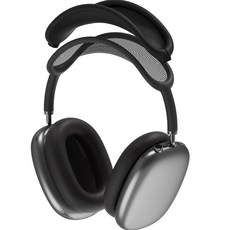 NUART AirPods Max 頭部矽膠保護套, 黑色, 單一商品