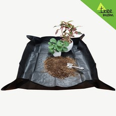 트리맘 원예용 블랙 분갈이매트 가든집사, 1개