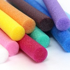 SW 원형백업 어르신 백업봉체조 두께 5cm 길이 60cm 10줄, 색상혼합