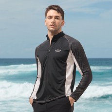 에어워크서프 남성래쉬가드 집업 YAWe5085