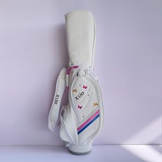 高爾夫球包 新款時尚經典支架球包 女士輕便標準球包, 白色, 1個