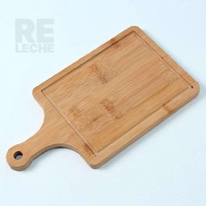 로레셋 대나무 손잡이 피자도마 33x18cm 우드도마