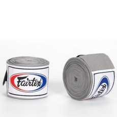 [古川小夫] Fairtex 手綁帶 泰拳 拳擊 微彈性 灰色, 1個, 5米